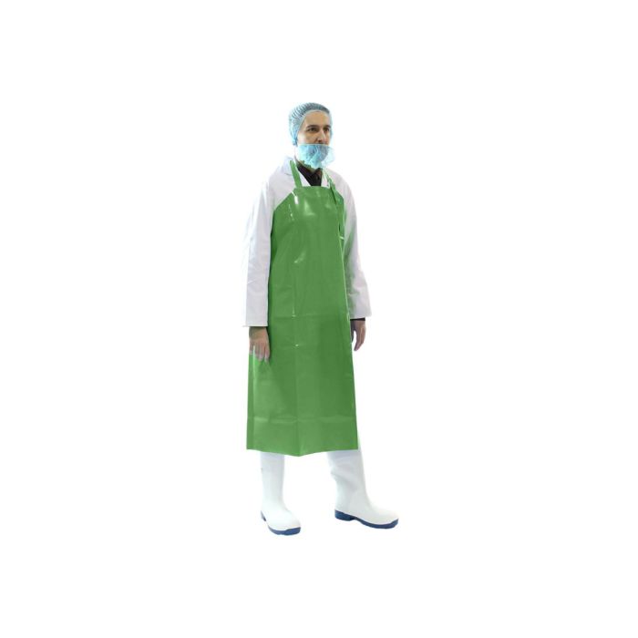 Polyurethane Food Industry Apron 90 x 135cm Green