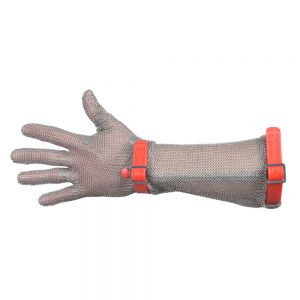 Manulatex GCM Long Cuff Chainmail Glove with Plastic Strap - Medium - Right Hand