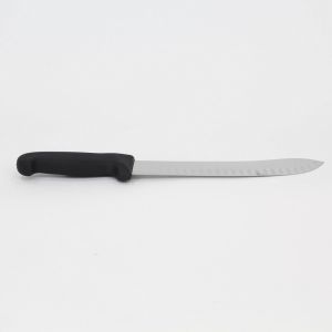 Caribou 25cm Steak Knife with Scalloped Blade Black