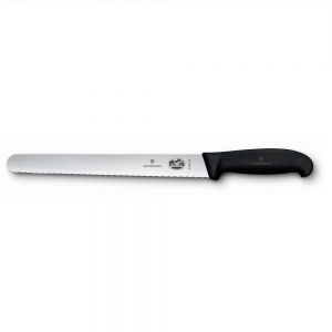Victorinox Slicing Knife with Serrated Edge - 25cm - Black 
