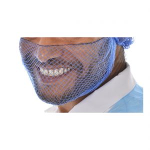 Disposable Beard Snood One Size Blue x 36
