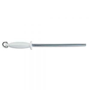 Egginton Dual Cut Round Sharpening Steel - 30cm/12" - White