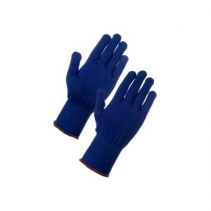 Supertouch Therma Knit Gloves Blue