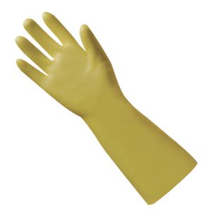 Outer Rubber Insulated Gauntlet Gloves - Size 11 (17")