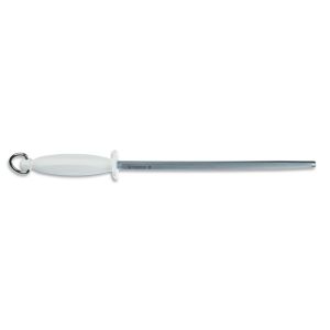 Egginton Dual Cut Round Sharpening Steel - 30cm/12" - White