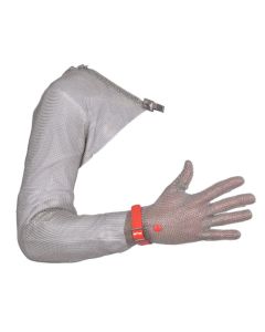 Manulatex GCM Shoulder Length Chainmail Gauntlet Glove with Plastic Strap - Right Hand