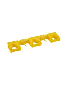 Vikan Hygienic Hi-Flex Wall Bracket System - 420mm - Yellow