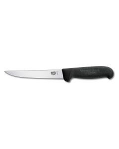 Victorinox Boning Knife - Straight Wide Blade - 13cm/5" - Black
