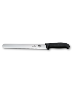 Victorinox Slicing Knife with Serrated Edge - 25cm - Black 