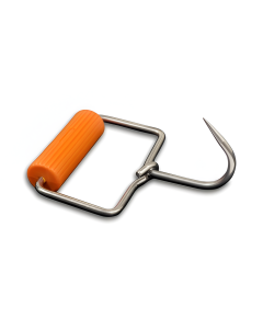 Barr Brothers Boning Hook - 4.5" Open Grip Ribbed Handle (1/4" Diameter)