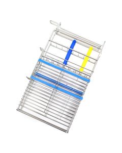 Lockable Knife Basket (8 Knives, 2 Steels)