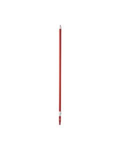 Vikan Aluminium Telescopic Waterfed Handle w/Hose Nozzle - 1600-2780mm - Red