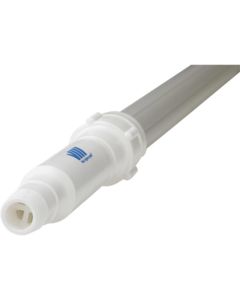 Vikan Aluminium Telescopic Waterfed Handle w/Hose Nozzle - 1600-2780mm - White