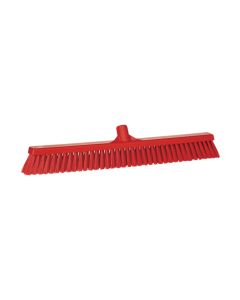 Vikan Broom - 610mm - Soft/Hard - Red