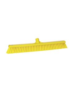 Vikan Broom - 610mm - Soft/Hard - Yellow