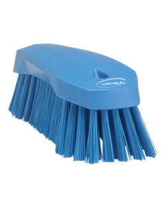 Vikan Hand Brush L - 200mm - Hard - Blue