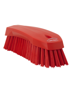 Vikan Hand Brush L - 200mm - Hard - Red