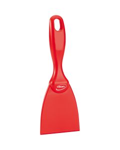 Vikan Hand Scraper - 75mm - Red
