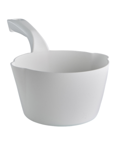 Vikan Round Bowl Scoop - 1 Litre - White