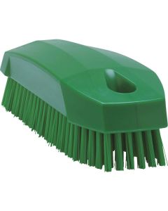 Vikan Hand Brush S / Nailbrush - 130mm - Hard - Green