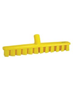 Vikan UST Deck Scrub - 400mm - Hard - Yellow
