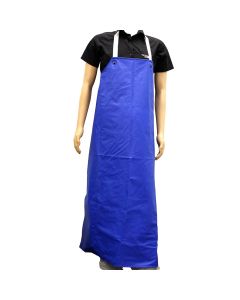 PVC Apron with Halter & Ties - 48" x 36" - Blue