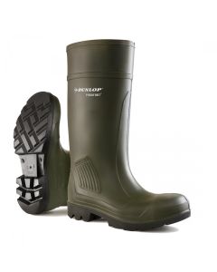 Dunlop Purofort FoodPro Multigrip Safety Wellington Boots - Green