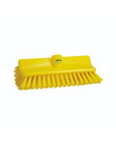 Vikan High-Low Brush - 265mm - Medium - Yellow