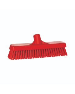 Vikan Wall/Floor Washing Brush - 305mm - Hard - Red