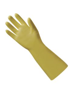 Outer Rubber Insulated Gauntlet Gloves - Size 8/9