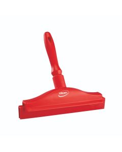 Vikan Hygienic Hand Squeegee with Replacement Casette - 250mm - Red