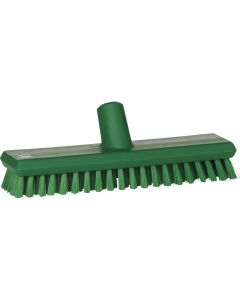 Vikan Waterfed Deck Scrub - 270mm - Very Hard - Green