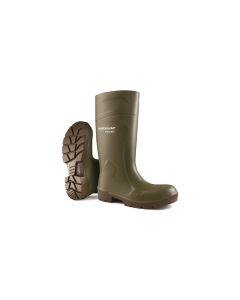 Dunlop Purofort FoodPro Multigrip Safety Wellington Boots - Green - Size 13