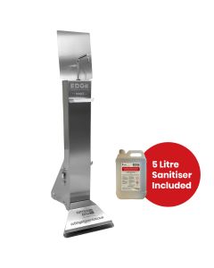 Stainless Steel Freestanding Hand Sanitiser Dispenser Station