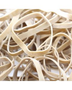 Rubber Bands 75 x 6 mm - No 63 Natural - 1lb Bag