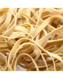 Rubber Bands 90 x 6 mm - No 64 Natural - 1lb Bag