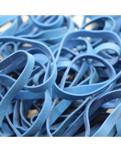 Rubber Bands 90 x 6 mm - No 64 Blue - 1lb Bag