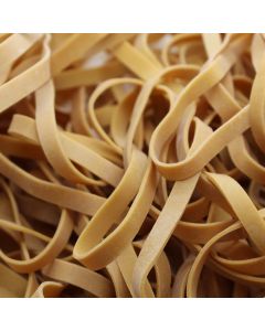 Rubber Bands 100 x 6 mm - No 65 Natural - 1lb Bag
