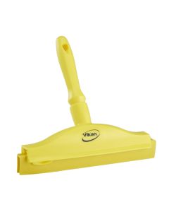 Vikan Hygienic Hand Squeegee with Replacement Casette - 250mm - Yellow