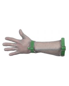 Manulatex GCM Long Cuff Chainmail Glove with Plastic Strap - Extra Small - Right Hand