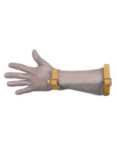 Manulatex GCM Long Cuff Chainmail Glove with Plastic Strap - Extra Large - Right Hand