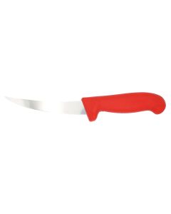 Grippex Boning Knife - Curved Flexible Blade - 13cm/5" - Red