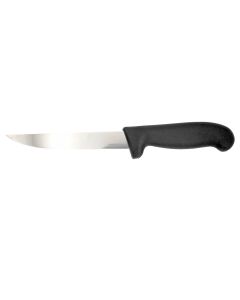 Grippex Boning Knife - Straight Blade - 15cm/6" - Black