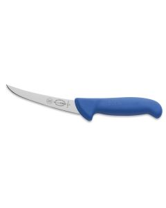 F Dick Boning Knife - Curved Rigid Blade - 5"/13cm - Blue