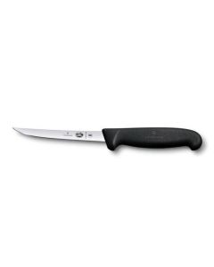 Victorinox Fibrox Boning Knife - Straight Narrow - 11cm/4" - Black