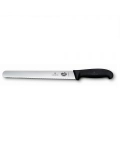 Victorinox Slicing Knife with Serrated Edge - 25cm - Black 