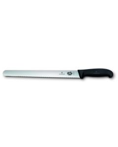 Victorinox Slicing Knife - Serrated Edge - 30cm/12" - Black (Pack of 6)