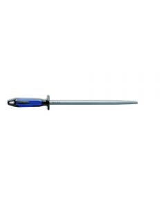 F Dick Fine Cut Round Sharpening Steel - 30cm/12" - Blue/Black