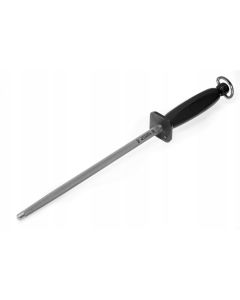 Egginton Superfine Cut Round Sharpening Steel - 30cm/12" - Black