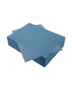 Blue Silicone Paper 375 x 250mm with 10mm drill hole (1000/pack)